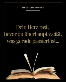 Neusicht-Impuls #2 🖤
 
Dein Körper reagiert oft, bevor dein Kopf überhaupt weiß, warum. Herzrasen, ein flacher Atem, eine enge Brust und das ist keine Überreaktion. Das ist dein Nervensystem, das längst eine Antwort gefunden hat, bevor dein Verstand die Frage überhaupt gestellt hat.
 
Diese Woche lade ich dich zu einem kleinen Experiment ein: 
Wenn dich das nächste Mal etwas emotional bewegt, frag dich mal: „Was passiert gerade in meinem Körper?“
 
Übung: 
Notiere bei der nächsten emotionalen Reaktion drei Körperempfindungen, bevor du nach einer Erklärung suchst. 

Erst danach: Welche Geschichte erzählt mein Kopf gerade dazu?

Notiere heute einmal bewusst, was dein Körper dir sagt, bevor dein Kopf antwortet.

#NeusichtImpuls #Nervensystem #Körperwissen #selbstwahrnehmung