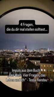 Heute mal ein Impuls aus dem Buch von Tessa Randau: „Der Wald, vier Fragen, das Leben und ich“

Absoluter Lesetipp.

4 Fragen, die du dir einmal stellen solltest:
Willst Du das wirklich? 
Ist das jetzt wirklich wichtig?
Brauchst Du das wirklich? 
Wenn Du wüsstest, dass Du bald stirbst… würdest Du so weiterleben wollen?

Denk einmal drüber nach 🖤

#neusichtimpulse #persönlichkeitsentwicklung #selbstreflexion #selbstverstehen #mindsetshift